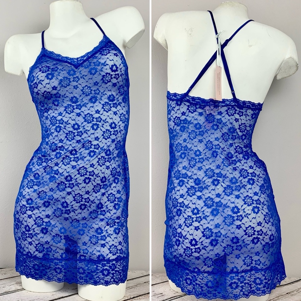 NWT Victoria’s Secret Lacie Slip Dress Lace Fairy Nightie Lingerie Slip Dress VS